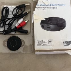 Recibidor Wireless 5.0 Bluetooth  Music