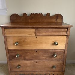 Antique Butternut Dresser