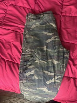 Camo cargo pants