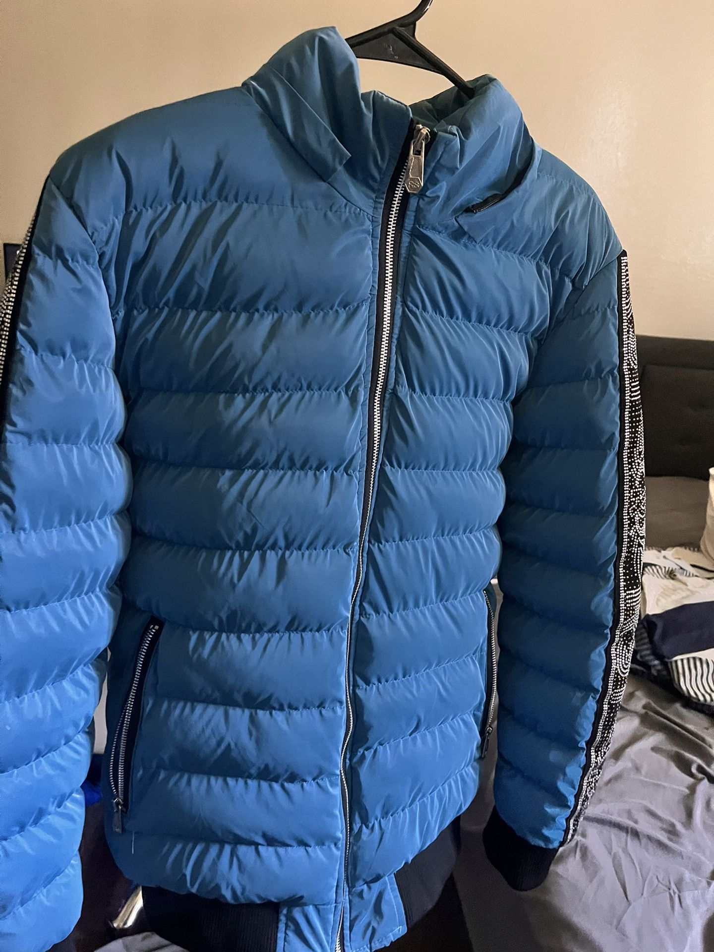 Men reelistik NYC puffer Hoodie jacket