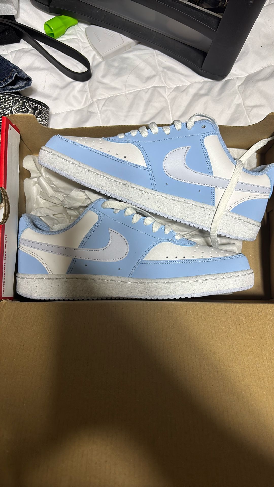 Blue Nike Court Vision 