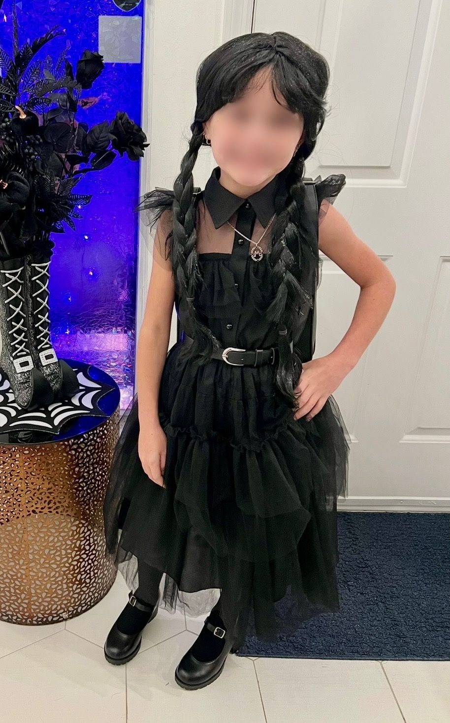 Wednesday Addams Costume (Girls 7/8)…a Halloween gem!