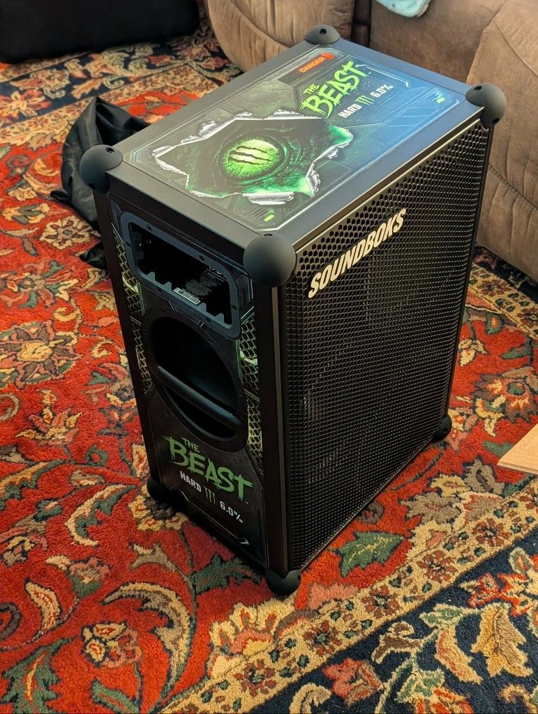 Custom Monster Energy SpeakerBoks 4, $1,250 Obo