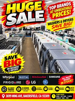 APPLIANCES ON SALE|4 MONTYS SAME AS CASH