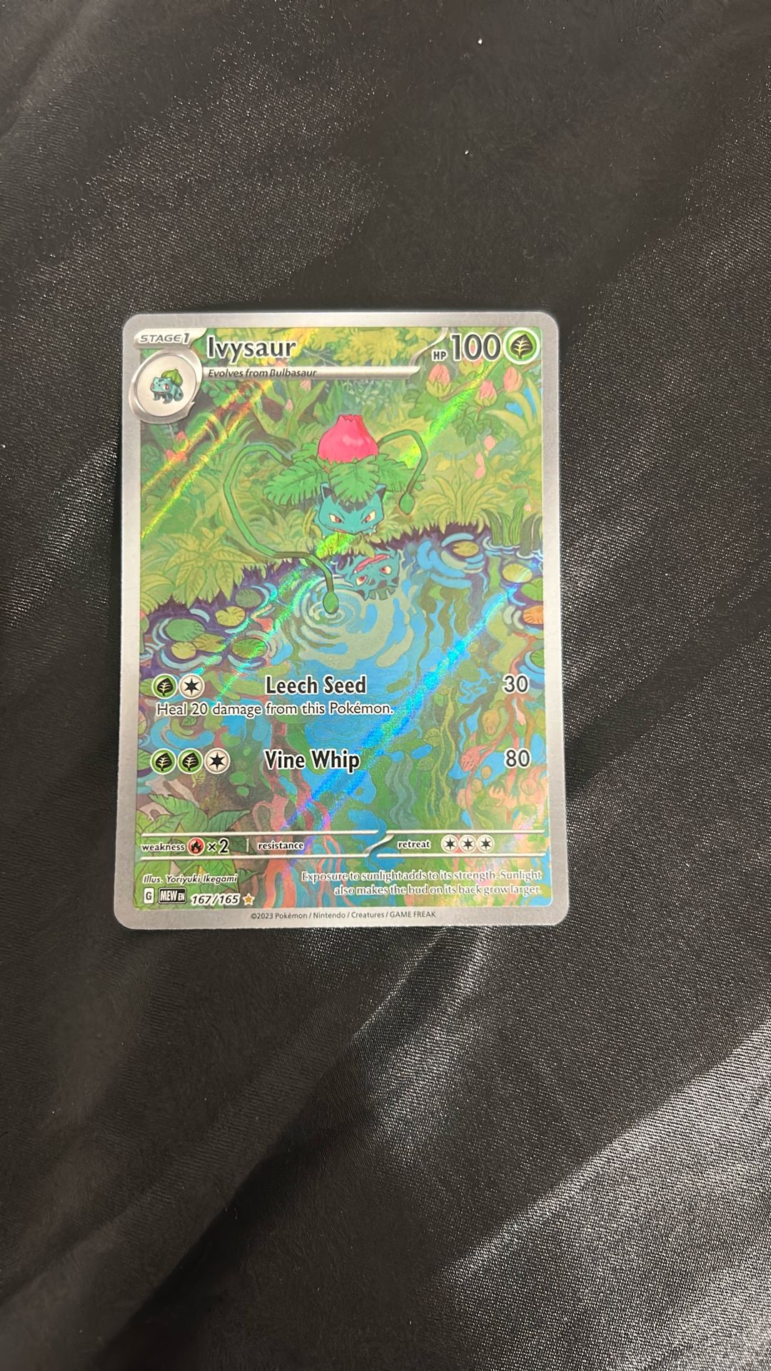 Ivysaur Pokemon Card