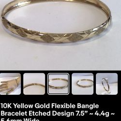 Real 10k Gold Bracelet 
