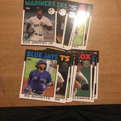2021 TOPPS SERIES 2 1986 Reprints LOT