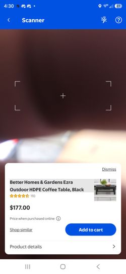 Better Homes & Gardens Ezra Outdoor HDPE Coffee Table, Black