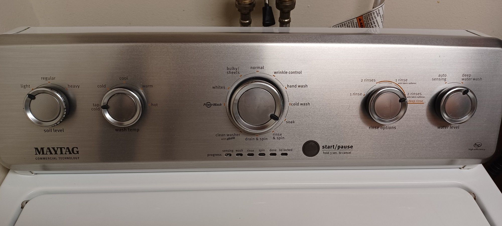 Maytag Washer Model# MVWC565FW0