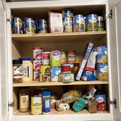 Moving.  Canned Foods Cheap