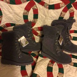 NEW Girls BEAR PAWS Boots Size 1 And 2