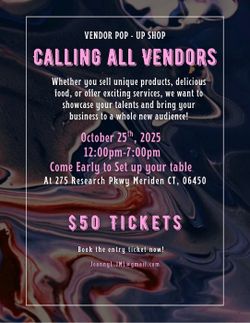 Indoor Vendor Pop - Up