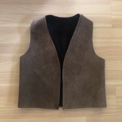 Men’s Western suede leather vest