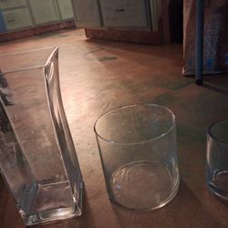 All 3 Vases Together (Glass)