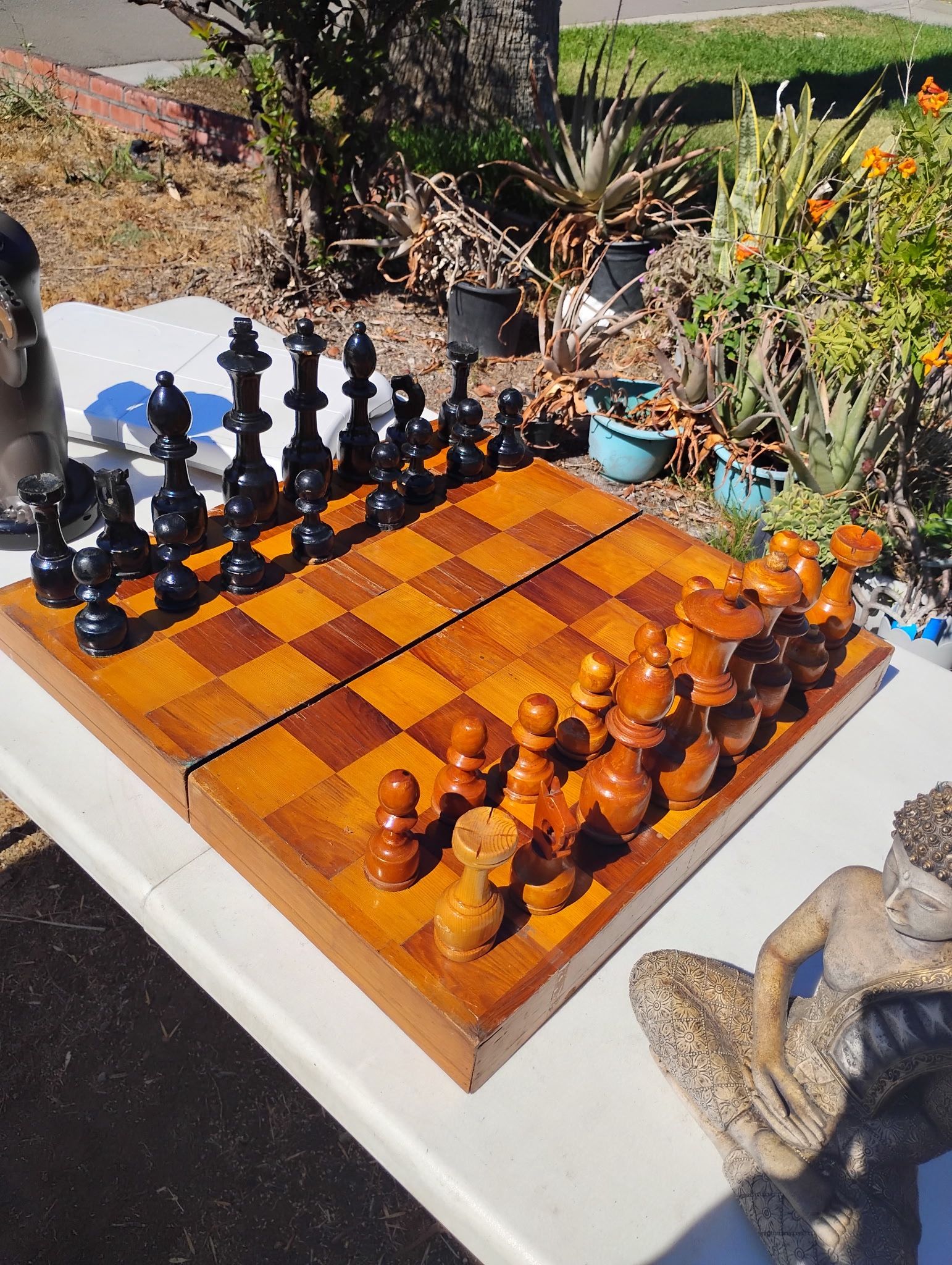 Huge Wood Chess Board 