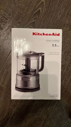 KitchenAid 3.5 Cup Food Chopper KFC3516CU, Contour Silver