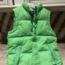 Gap, Green Puffer Best, Size 14-16