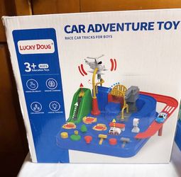 New,ResOne Toddler Toys for 3, 4, 5, 6 Year Old Boys, Race Car Tracks Toys for Boys,