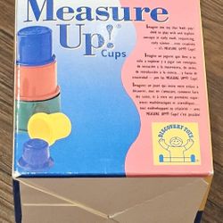 Vintage New Discovery Toys Measure Up Cups