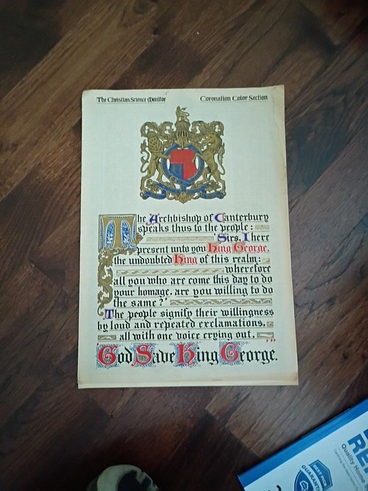 Publication: Coronation of King George