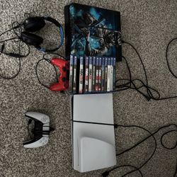 PS4 & PS5 With Games/Controllers/Headset