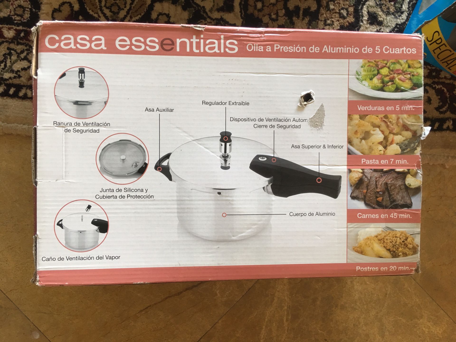 Casa essential 5 qt pressure cooker