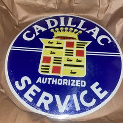 Cadillac 12” Sign 