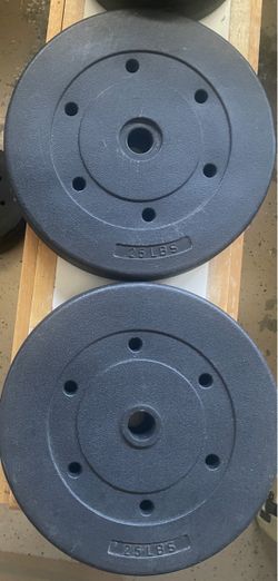 25 lb standard vinyl weight plate