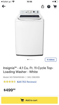 Washing machine Insignia new