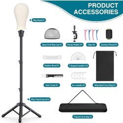 Wig Stand With Head 