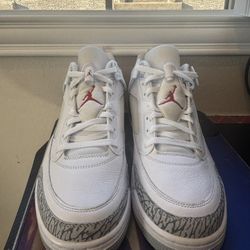 Jordan Spizike Low White Cement Red Size 13 DS No Box