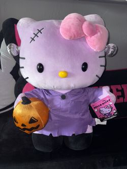Hello Kitty Purple Frankenstein Greeter 