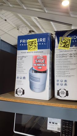 OPEN BOX FRIGIDAIRE GARBAGE DISPOSAL