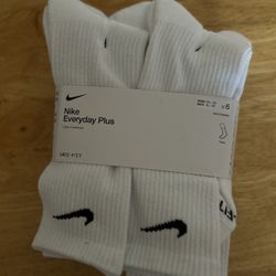 White long nike socks