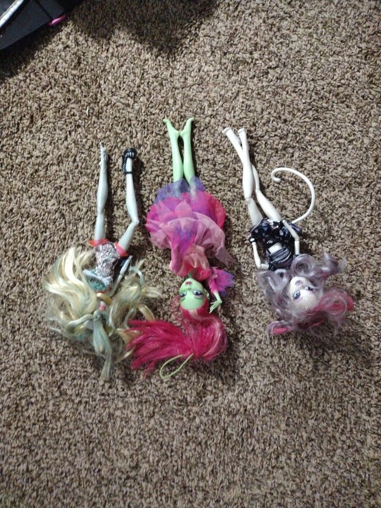 Monster High doll lot of 5.