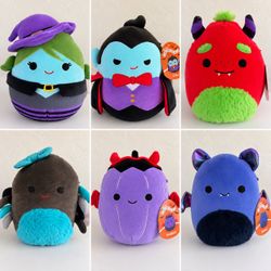 Squishmallows Halloween Plush Set of 6