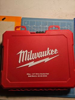 Milwaukee 1/4" Drive socket set