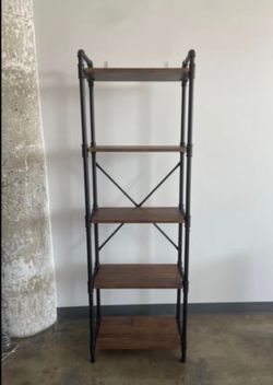 Industrial Bookshelf / Display Shelf