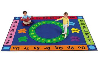 Lakeshore Learning Kids Educational Alphabet Rug