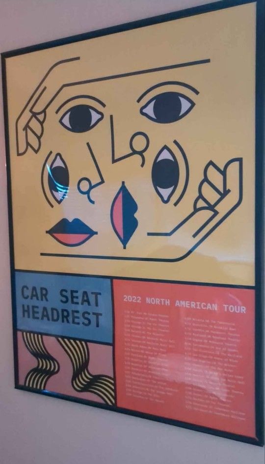 Car Seat Headrest Poster