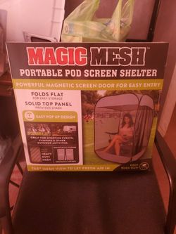 Portable Pod Screen Shelter