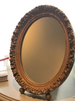 Gilded Victorian mirror