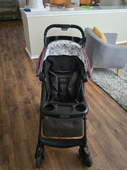 Graco Verb Lightweight Click Connect Stroller - Purple / Plum