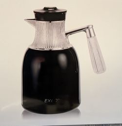 1.0 L Glass-lined Thermal Hot/Cold Carafe.  Safer Glass Interior - No Aluminum  Contact - Fresh Clean Pour