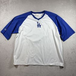 Vintage Majestic Los Angeles Dodgers MLB Baseball Jersey USA White 3XL #2918