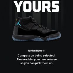 Jordan 11 Retro Gamma Blue 