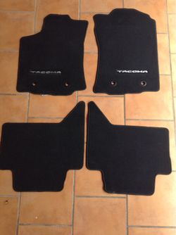 Tacoma floor mats  $100.00  CASH. TEXT FOR PRICES.