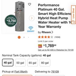 30 Amps Water Heater Electric 240c