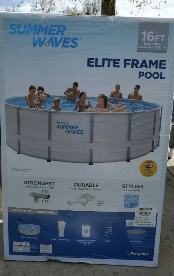 summer waves 16ft elite pool