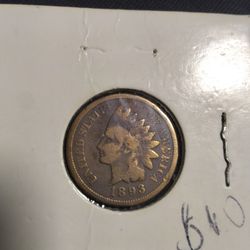 1 Cent indian Head 1893 